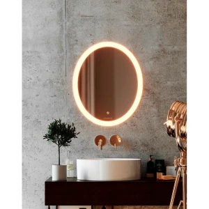 Зеркало для ванной Omega Glass Тип 3 SD363 с подсветкой 50x60 см овальное