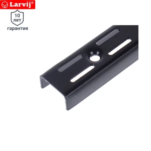 Направляющая двухрядная Larvij 50 см 55 кг/20 см цвет чёрный