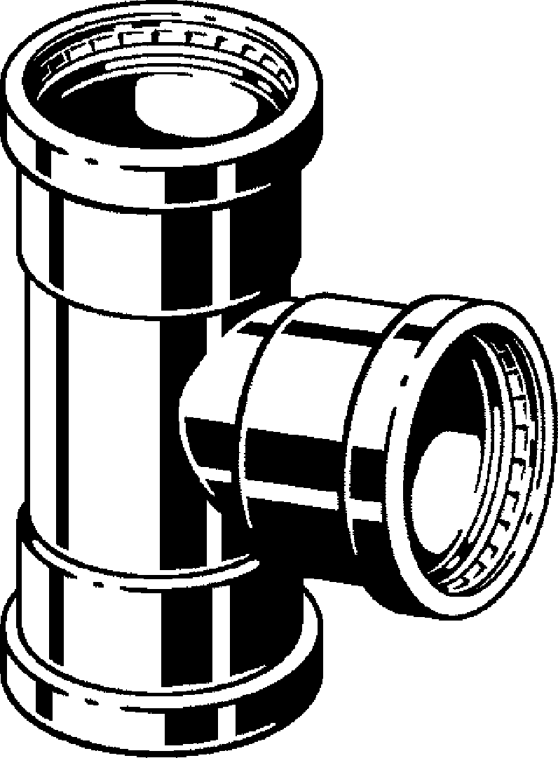 Viega Тройник Prestabo XL 1118XL (597818) 597 818 - Вид №1