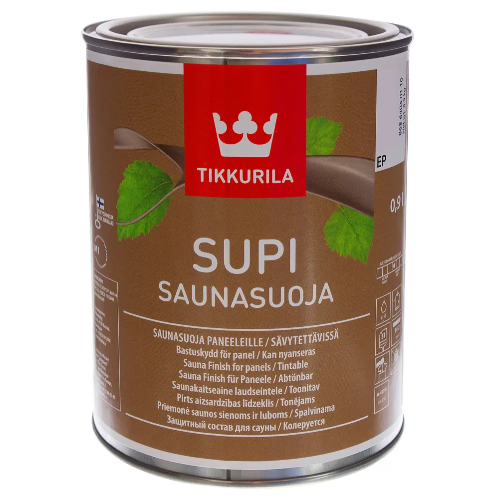 Защитный состав для сауны акриловый Tikkurila Supi Saunasuoja 0.9 л STLM-2003987