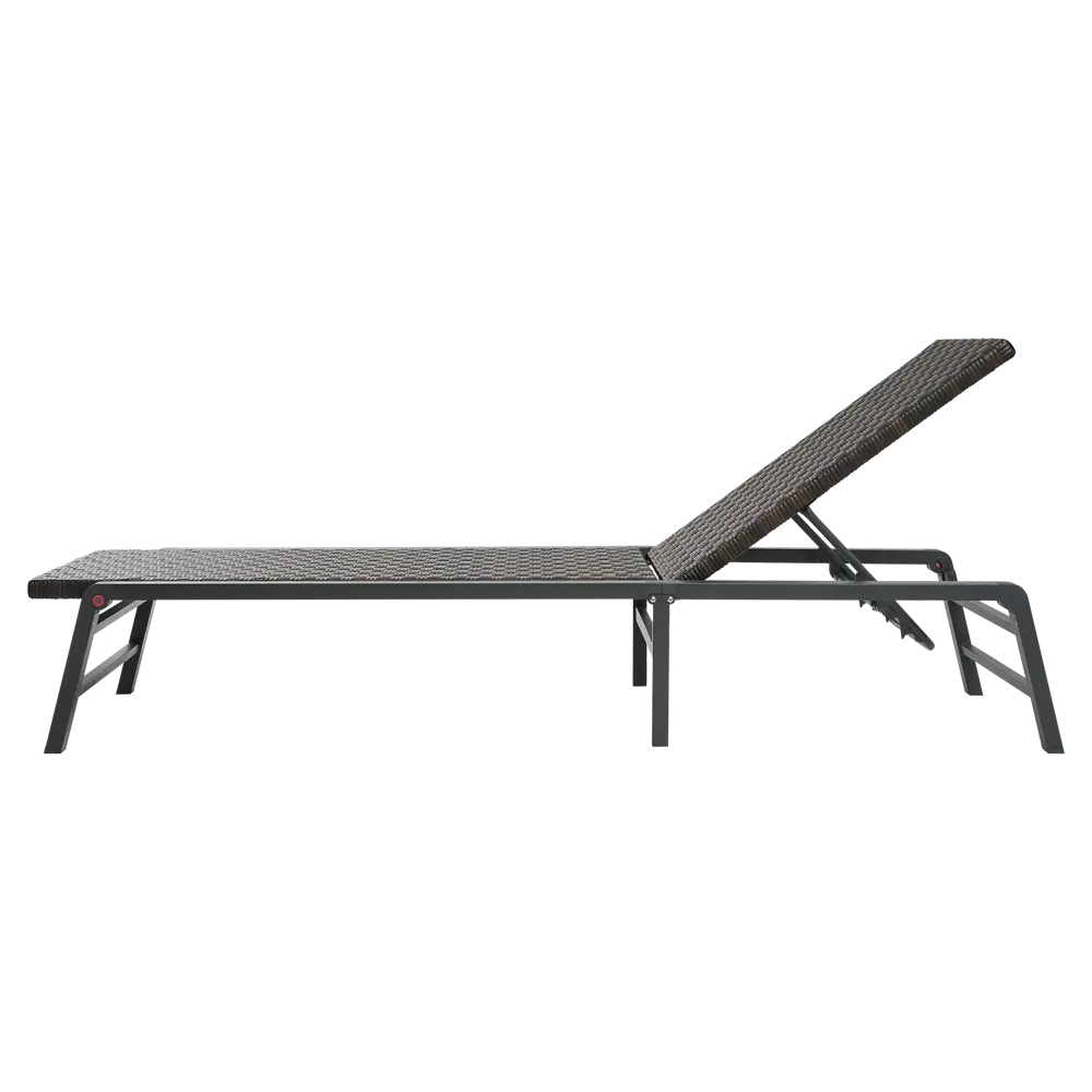 Шезлонг BEGINIA Kreo 193x60x31 см алюминий коричневый STLM-2183725 - Вид №15