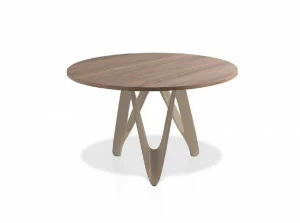 Обеденный стол круглый деревянный коричневый 130см B063 Nogal от Angel Cerda ANGEL CERDA  00-3865596 Орех;коричневый