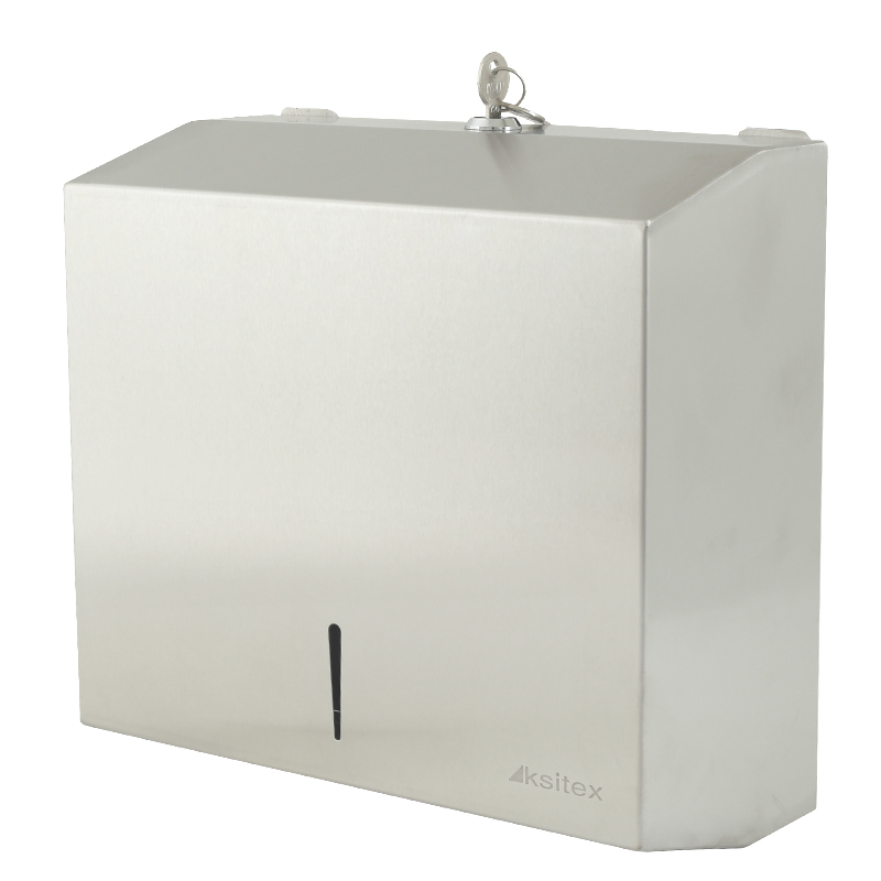304009515 Диспенсер листовых полотенец TH-5821 SS KSITEX 