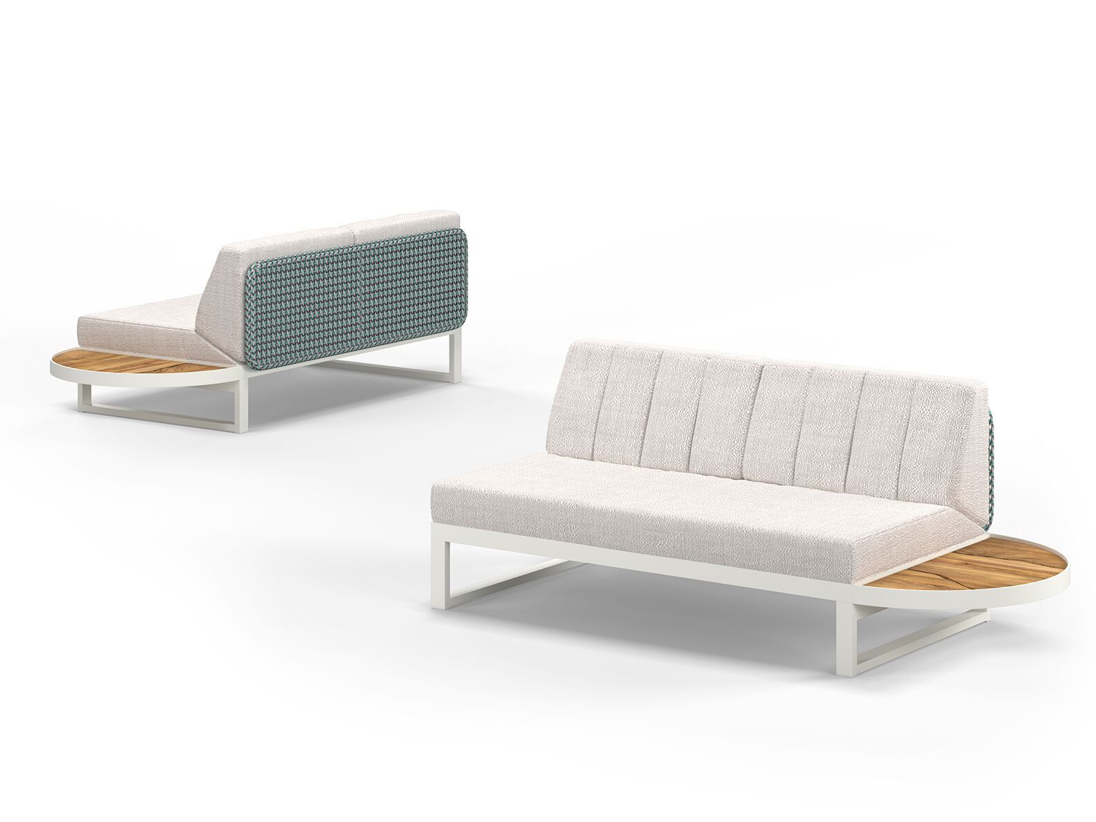 2-местный модульный тканевый диван с журнальной стойкой MAMAGREEN Munia ARCH-00077745 - Вид №14