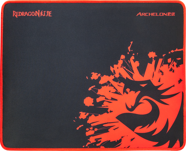 70237 игровой коврик archelon m 330х260х5 мм, ткань+резина Redragon Santreyd 
