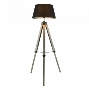 Торшер с абажуром на треноге черный Mareen 58293 GLOBO MAREEN 00-3908485 Черный