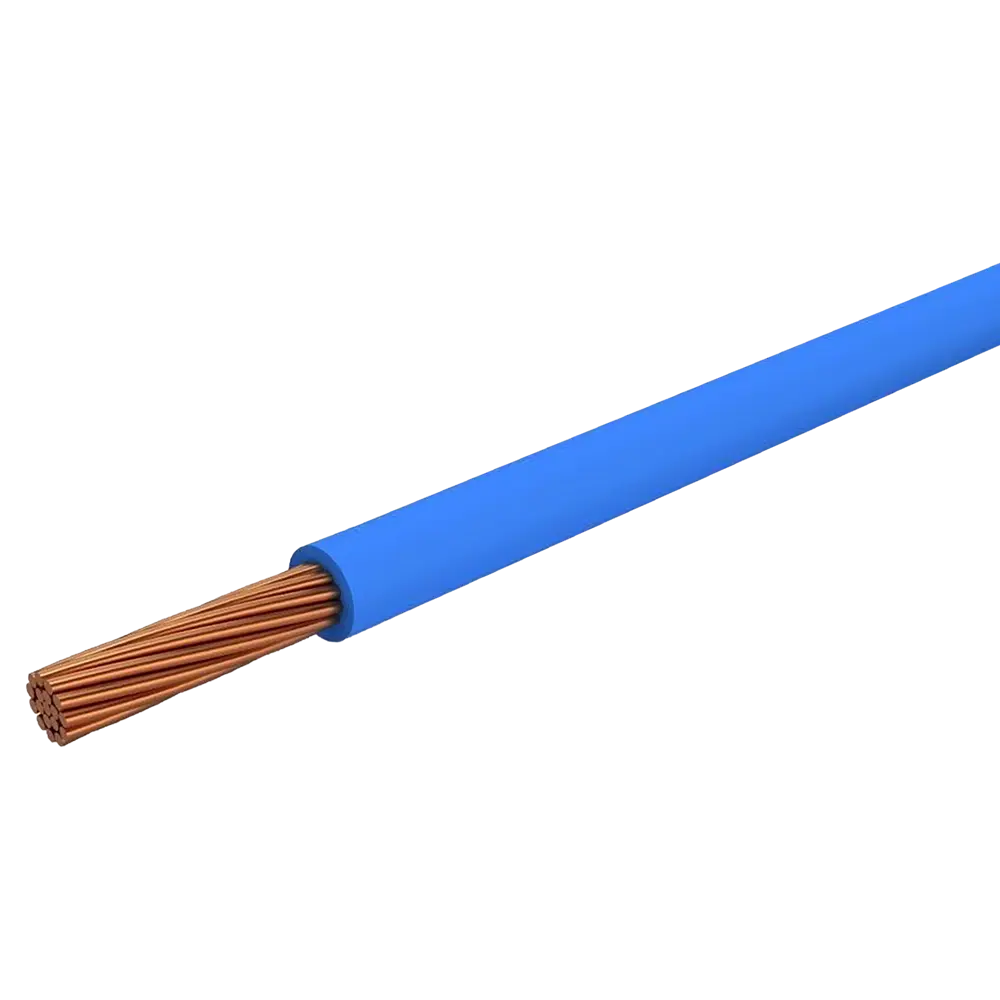 Провод Ореол ПУГВ 1x6 мм на отрез ГОСТ цвет синий STLM-2013651