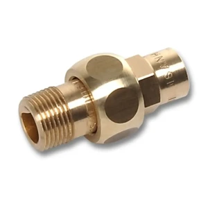 Сгон с плоским уплотнением Sanha 1/2"x18x55 мм НР-ВП бронза 89354939 STLM-2158840
