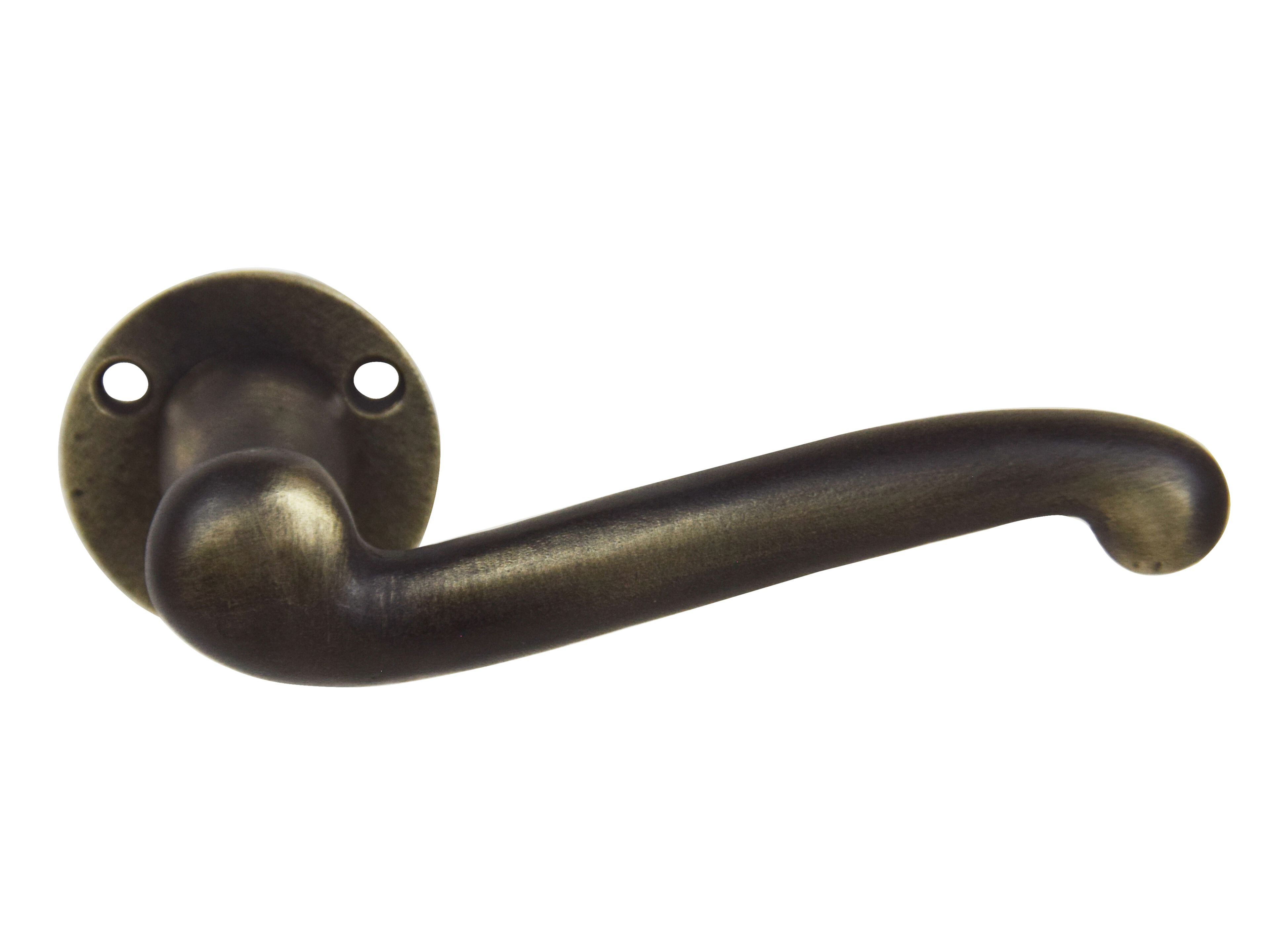 Бронзовая ручка на розетке GIARA ART DESIGN-BRONZE запятая ARCH-00023822 - Вид №1