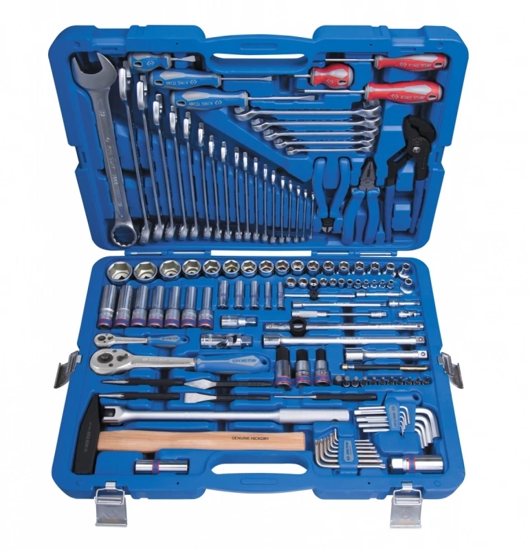 KING TONY Набор инструментов универсальный, 128 предметов Верстакофф 7528MR01