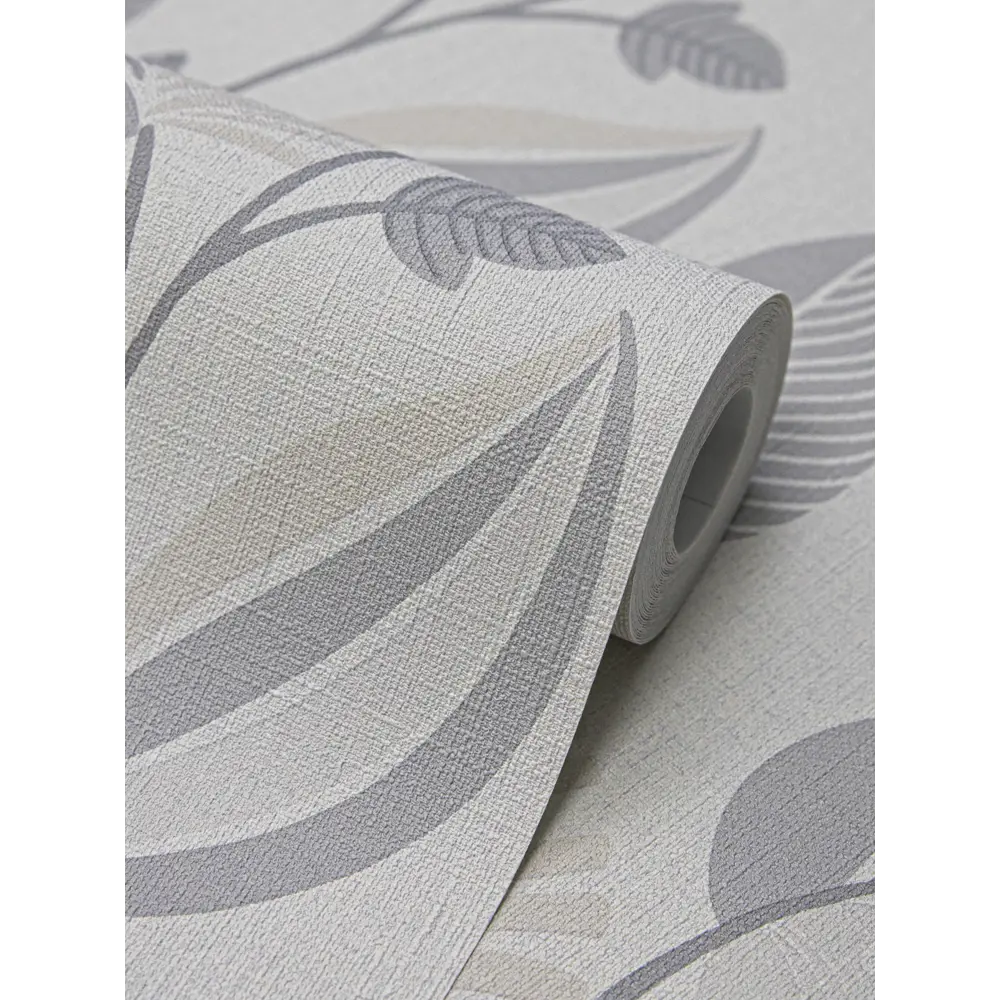 Обои флизелиновые Wallsecret Eco серые 1.06 м 8853-14 STLM-2170691 - Вид №2