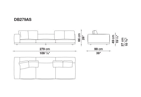 Кожаный диван B&B Italia док ARCH-00106863 - Вид №71