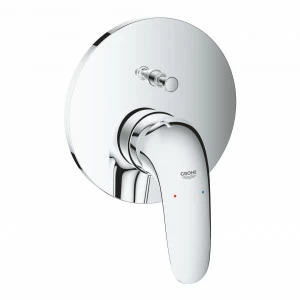 Смеситель однорычажный для ванны GROHE Eurostyle 2015 Solid, круглая розетка, хром (24047003)