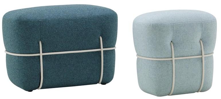 Ligne Roset Прямоугольный пуф из ткани с обивкой  10260280-10260282  - Вид №2