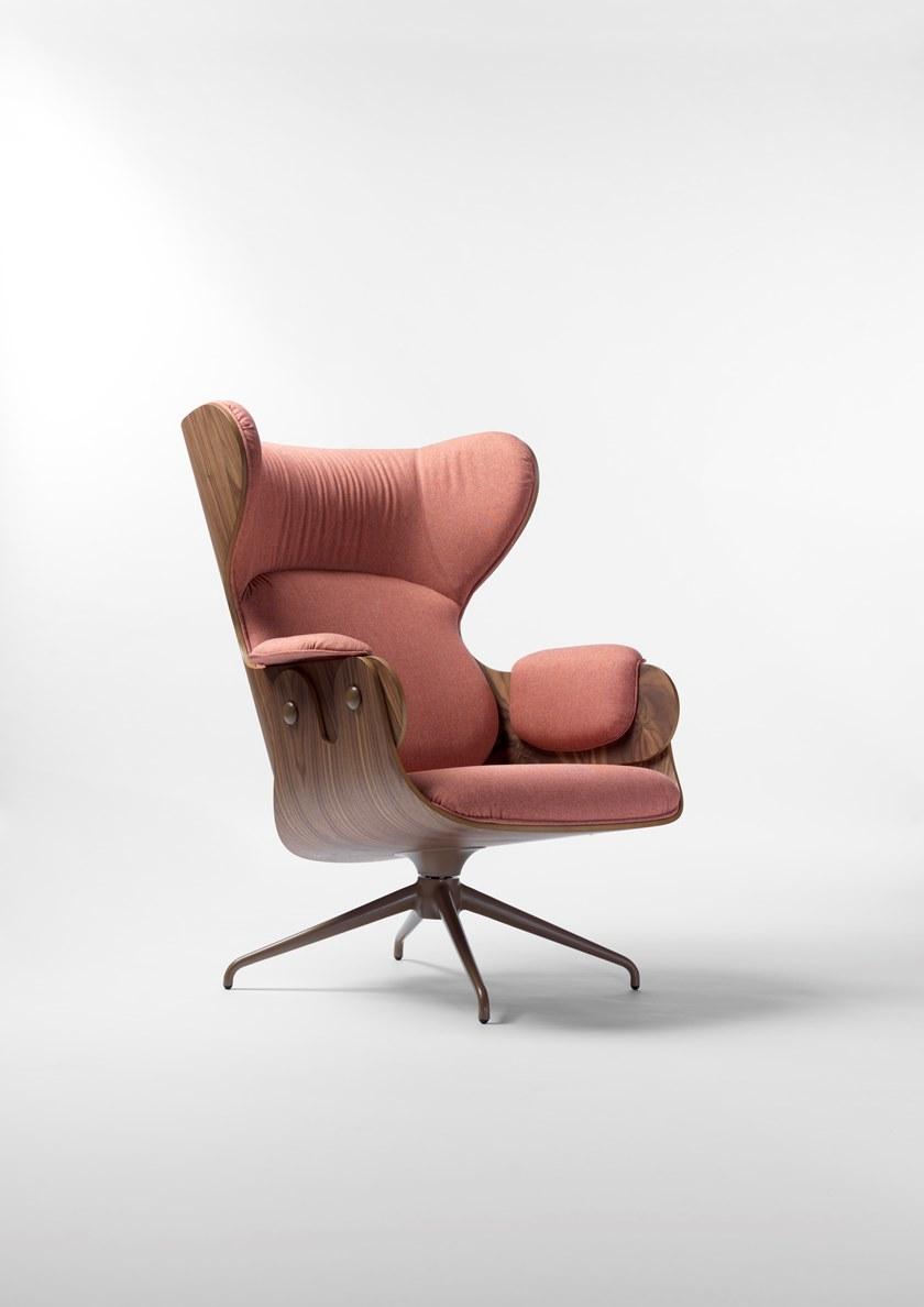 BD Barcelona Design Мягкое кресло из ткани с высокой спинкой Showtime sun-id-1424150 - Вид №1