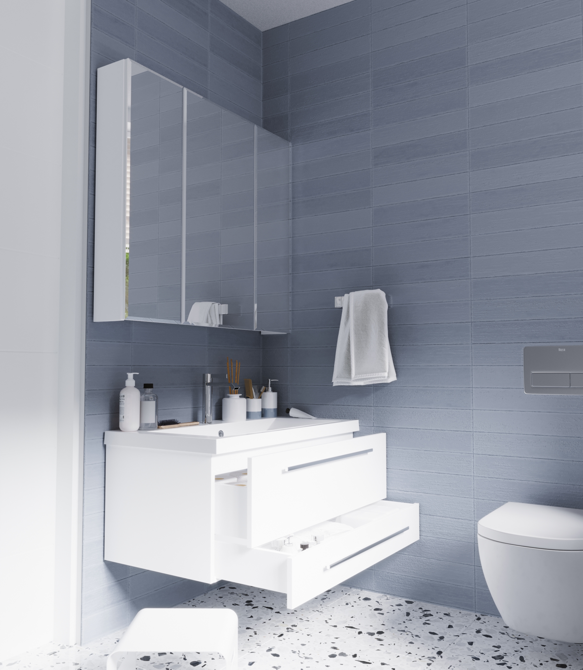 У51041 Тумба без раковины Соната 75П 2я 1 Marka Соната  - Вид №2