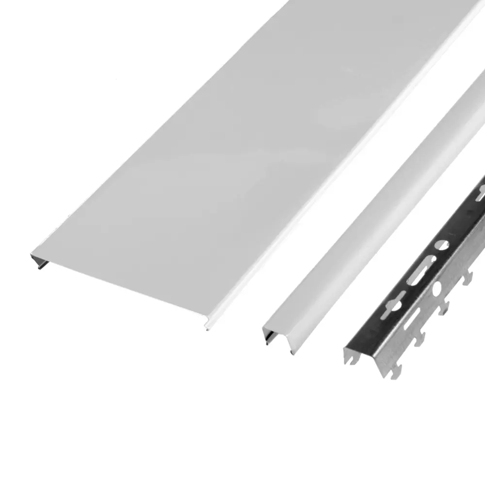 Комплект реечного потолка MONLID 1.8x1.8 м цвет жемчужно-белый Нет STLM-2201667