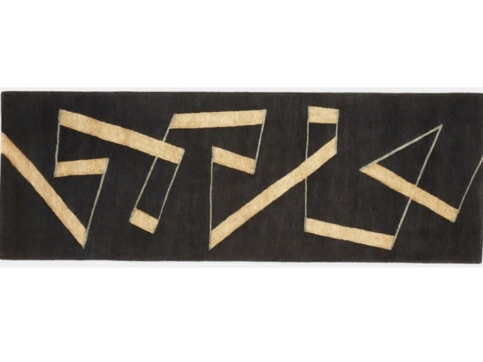 Прямоугольный ковер ручной работы Deirdre Dyson Runners ARCH-00049485