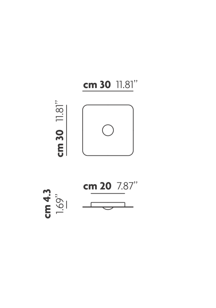 Studio Italia Design Frozen Small PL2 потолочный светильник 106130 - Вид №2