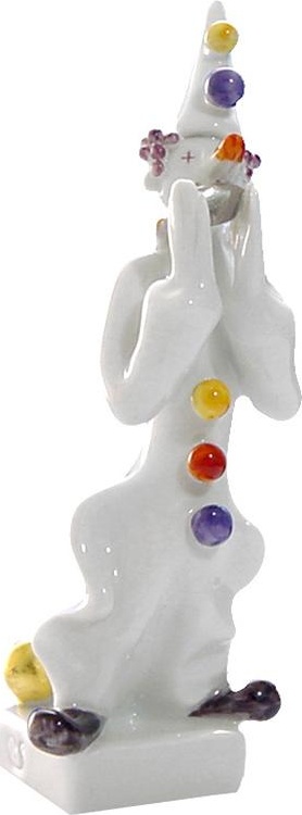 71591 Meissen Фигурка 10см "Клоун с гармошкой" (П.Штранг КЛОУНЫ) Фарфор 