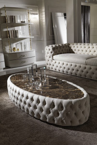 Стол журнальный  DV HOME COLLECTION CHELSEA OVAL tavolino