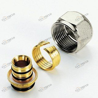 Евроконус для м/пл.трубы и PEX 16(2.0)x1/2" ЕK TIEMME 1440001