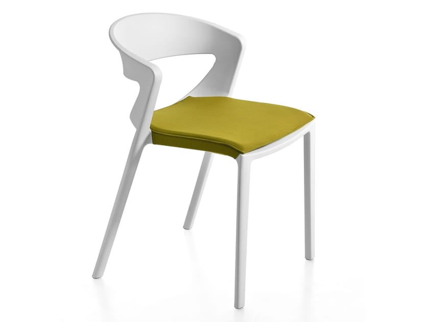 Стул с открытой спинкой и мягким сиденьем Kastel Kicca ARCH-00096004