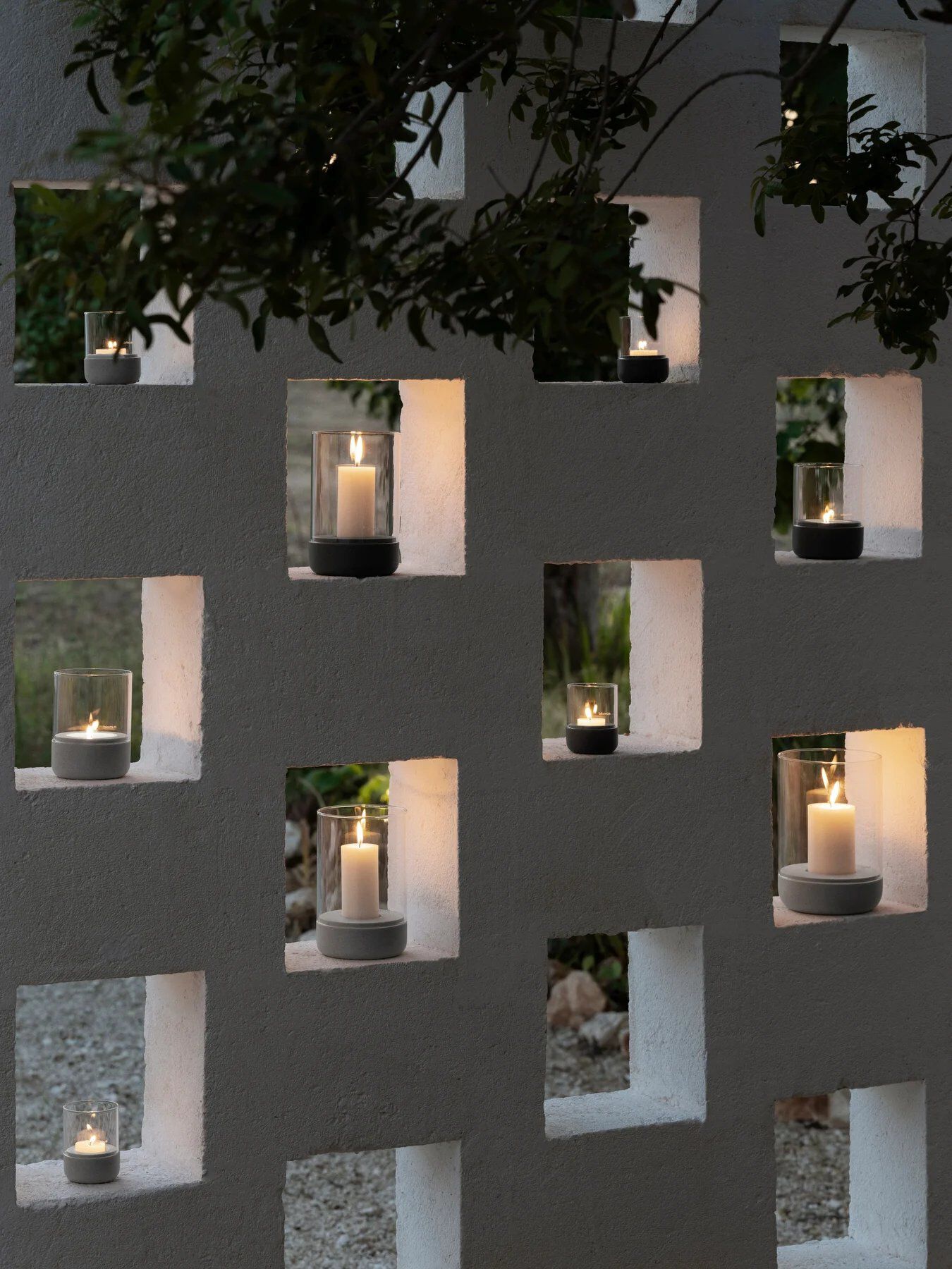 Стальные и стеклянные подсвечники blomus CALMA S ARCH-00003296 - Вид №5