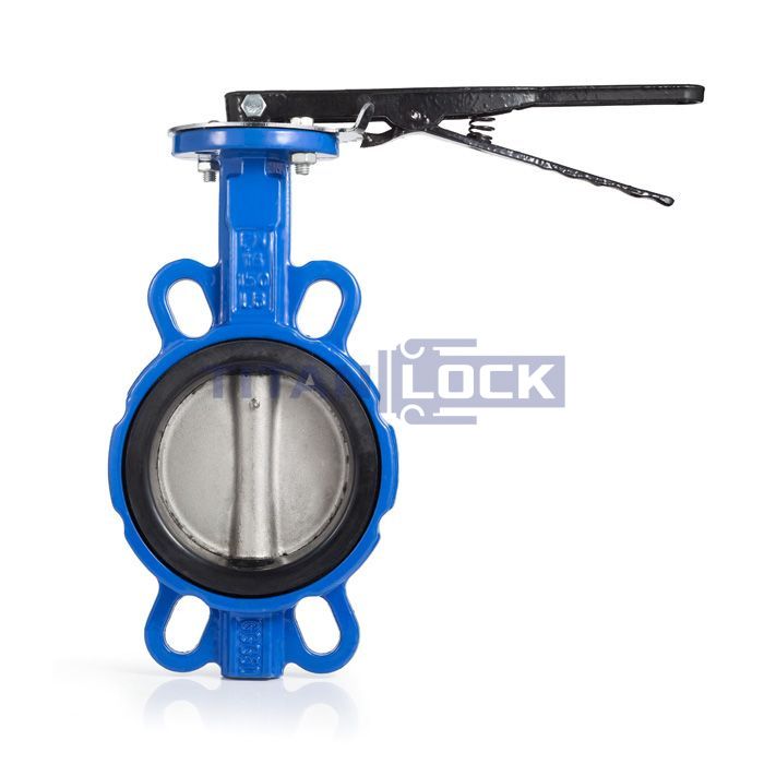 Затвор дисковый (бабочка) межфланцевый чугунный, диск нерж. 304, упл. EPDM, DN80 TL080FBVS-EP TITAN LOCK  - Вид №3