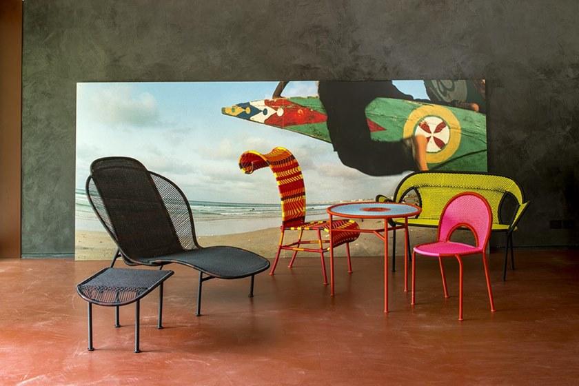 Moroso Стул с высокой спинкой из переплетенных полиэтиленовых нитей M'afrique sun-id-1462472 - Вид №6