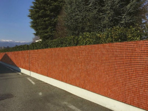 Облицовка фасада или ограждение из стали corten