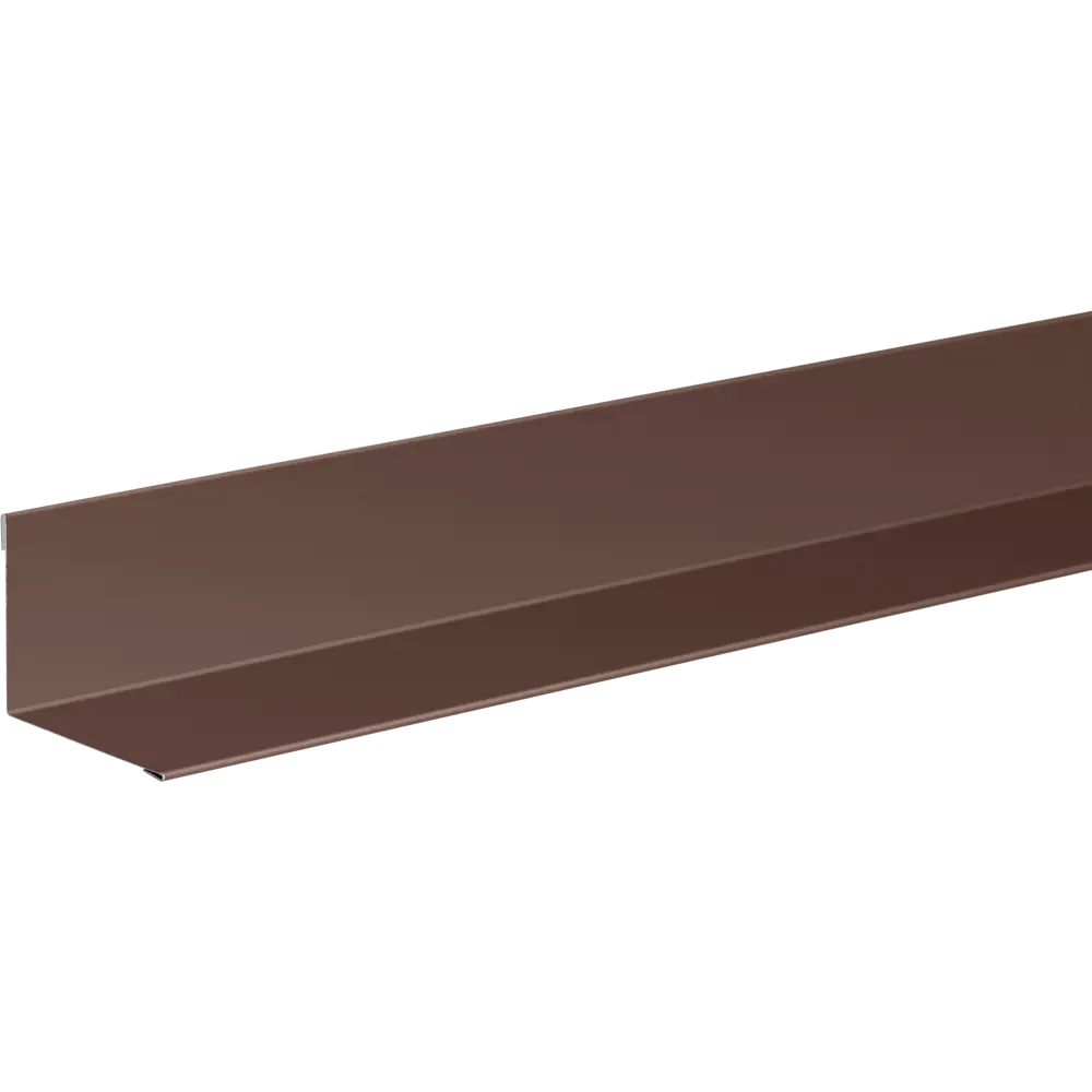 Планка для внутренних углов 50x50 мм 2 м 0.4 мм коричневый RAL 8017 Santreyd STLM-2158138