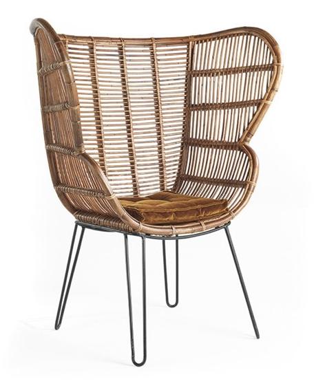 Gianfranco Ferré Home Кресло из ротанга с высокой спинкой sun-id-1443837 - Вид №1