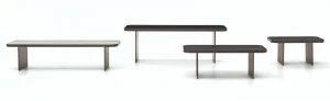Minotti Консоль / журнальный столик из дерева Clive