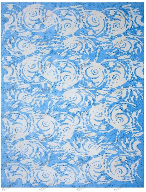 NOW Carpets Прямоугольный коврик из бамбукового шелка Anna muravina Kid-1 