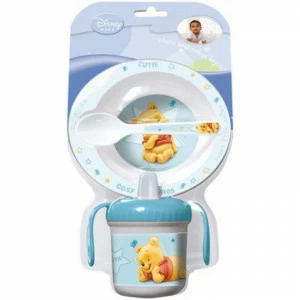 Набор детской посуды для СВЧ "Винни Пух" голубой (миска, ложка, кружка) STOR ВИННИ ПУХ 335849 Голубой