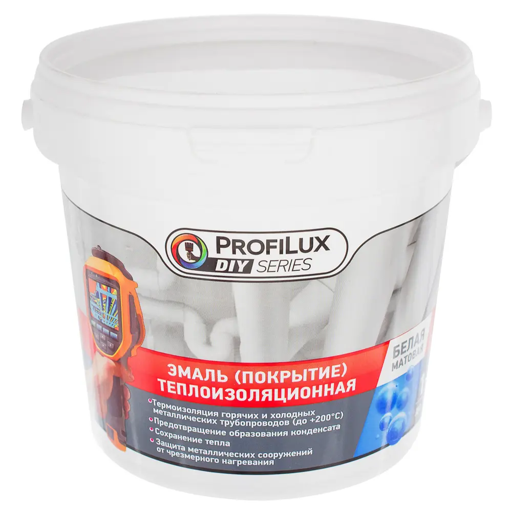 Эмаль теплоизоляционная 1 л 18511360 STLM-2012839 PROFILUX 
