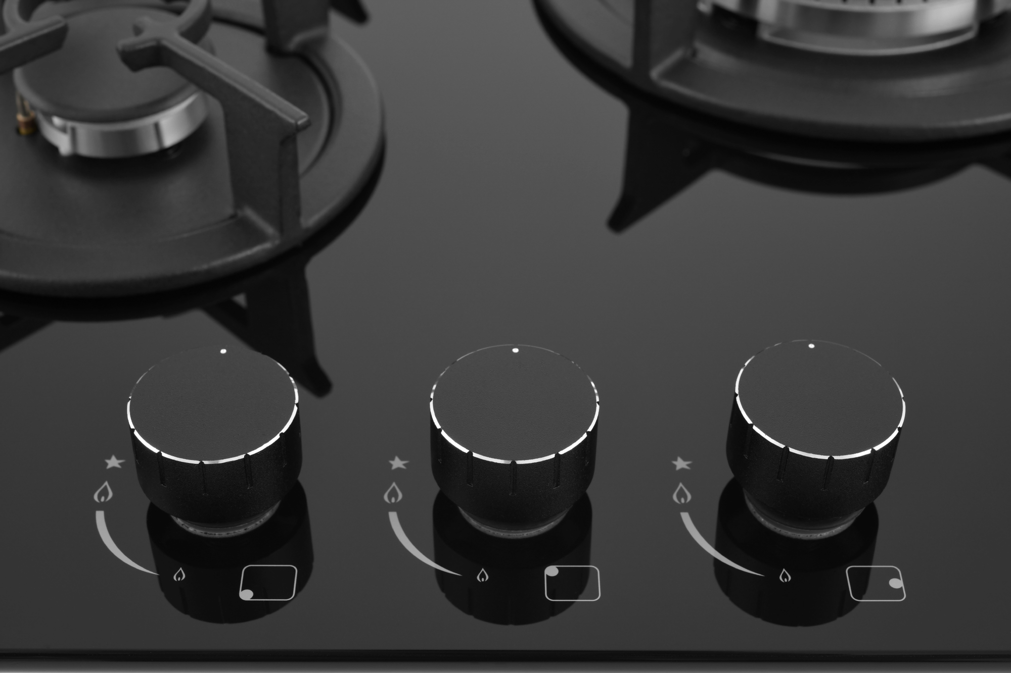 9175440 Газовая варочная поверхность ZUGEL ZGH452B STDN-0044937 - Вид №5