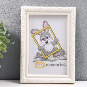 90334822 Рамка 3935832, 10х15 см, пластик, цвет белый Keep memories STLM-0189254 KEEP MEMORIES