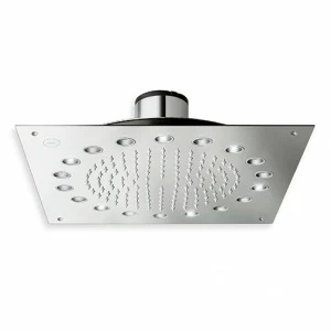 CRIPD369 Автономная душевая лейка DYNAMO SHOWER 34 x 34 см, потолочная, с системой защиты от известкового налета и одноцветной светодиодной подсветкой - без электропитания Cristina Rubinetterie