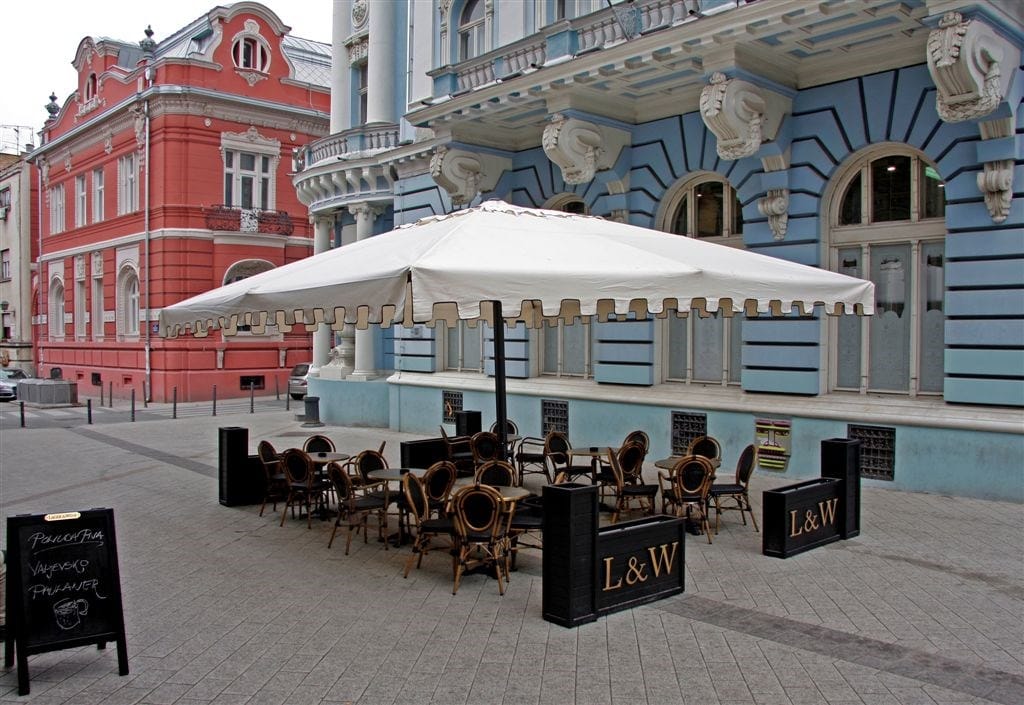Квадратный зонт с телескопическим закрытием Scolaro Parasol ARCH-00019500 - Вид №4