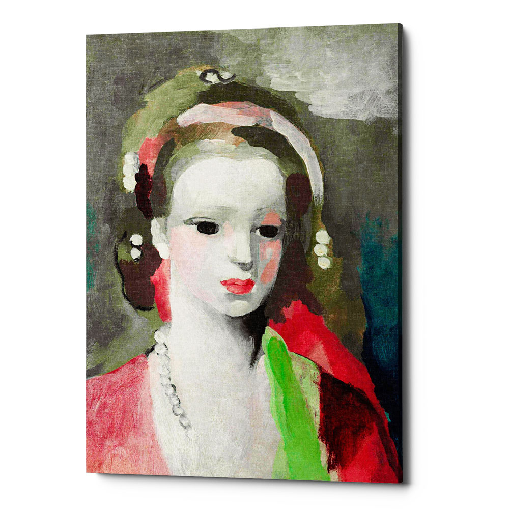 896518922_2628 Картина «Девушка в бусах» (холст, галерейная натяжка) Object Desire 