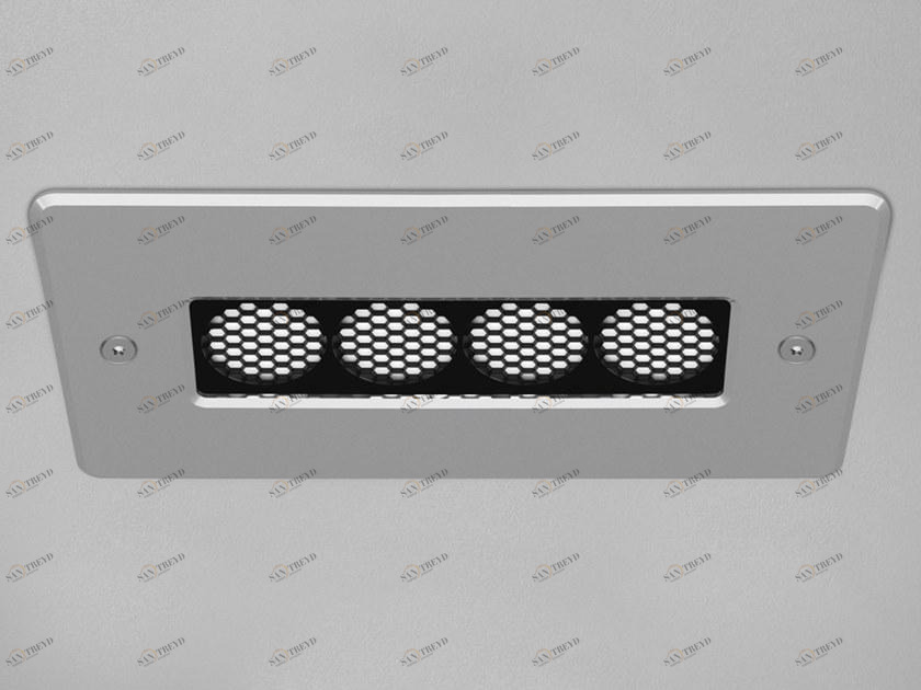 PURALUCE Встраиваемый алюминиевый потолочный светильник sun-id-1381591