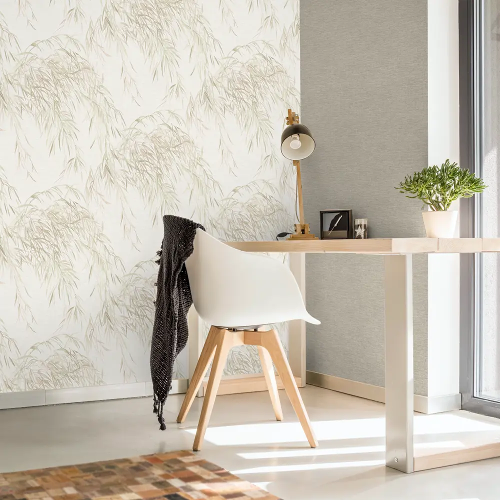 Обои флизелиновые Ateliero Iva бежевые 1.06 м AT281913 STLM-2156007 - Вид №3