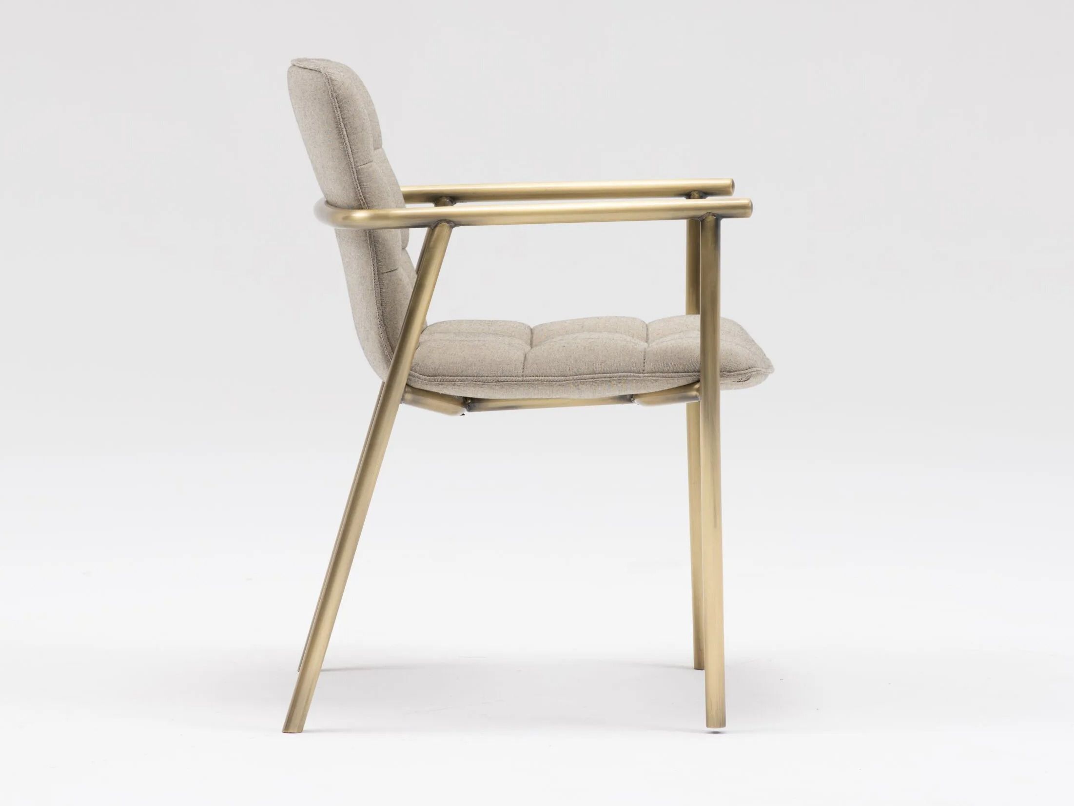 Тканевый и металлический садовый стул с подлокотниками Papell Design Squarez ARCH-00007255 - Вид №2