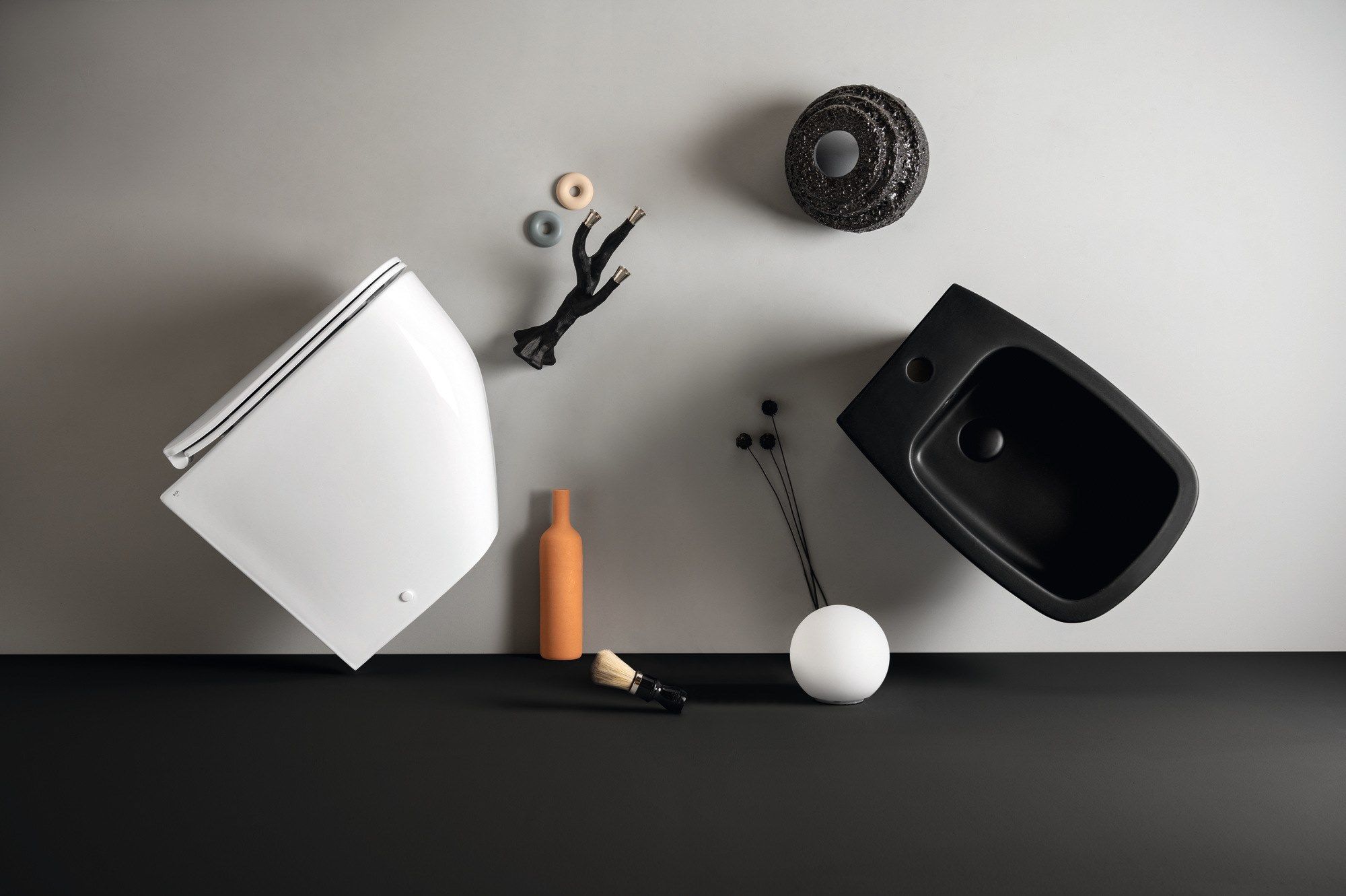 Напольное керамическое биде с переливом Axa White Jam ARCH-00128462 - Вид №5