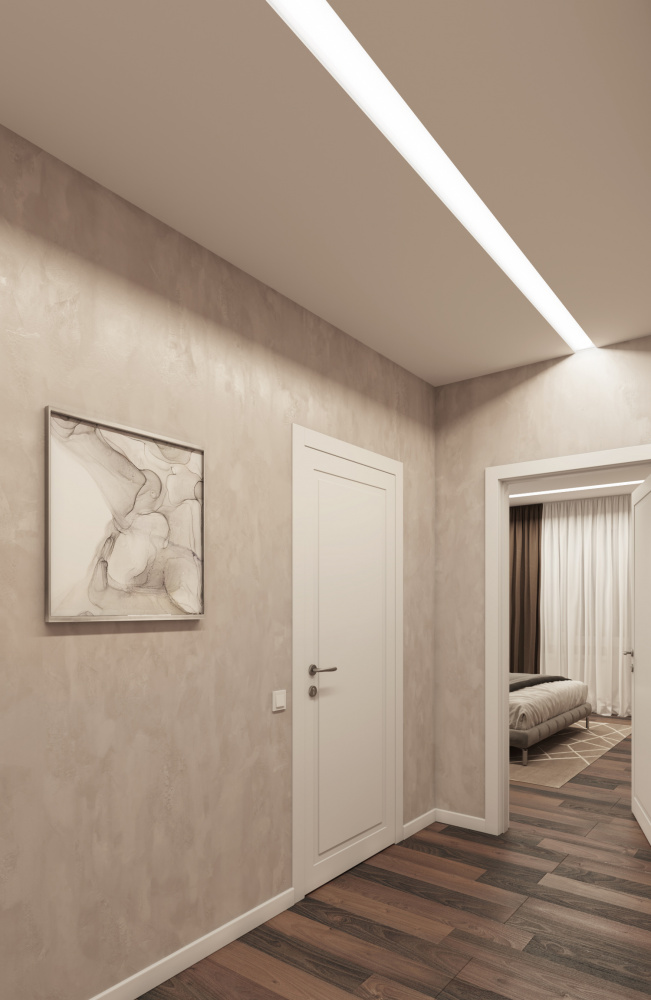 SN 340 Встраиваемый профильный гипсовый светильник Stellanova SABER 100  - Вид №2