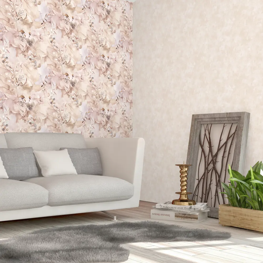 Обои флизелиновые Ateliero Mirage коричневые 1.06 м 989866 STLM-2093971 - Вид №3