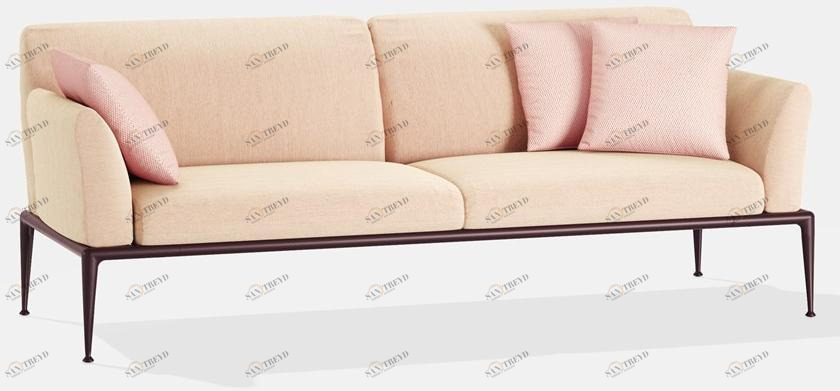 FAST 3-х местный тканевый садовый диван New joint 523b