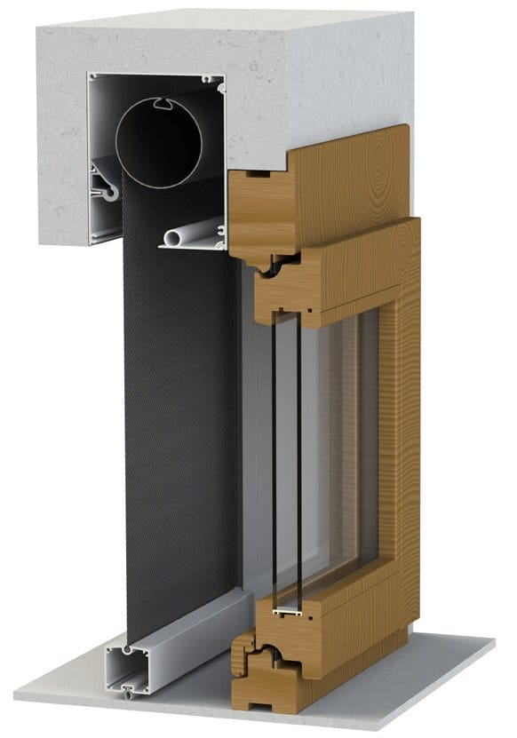 Вертикальная встраиваемая москитная сетка Mv Line москитные сетки-большие встроенные размеры ARCH-00020996 - Вид №2